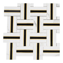 Beaumont Shadow 1.5in. Hexagon Ceramic Mosaic Tile Wayfair